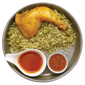 chicken with dill rice