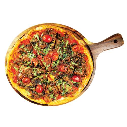 mushroom vege pizza