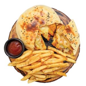signature burger chicken