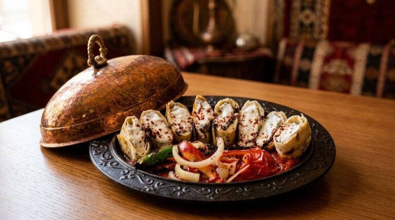 Beyti kebab wrapped in lavash at Lalezar Kuala Lumpur