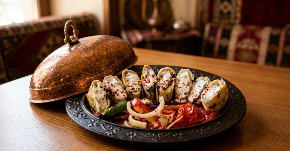 Beyti kebab wrapped in lavash at Lalezar Kuala Lumpur