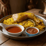 Chicken mandi rice hero shot at Lalezar Kuala Lumpur