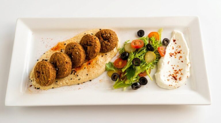 Falafel chickpea fritters at Lalezar Kuala Lumpur