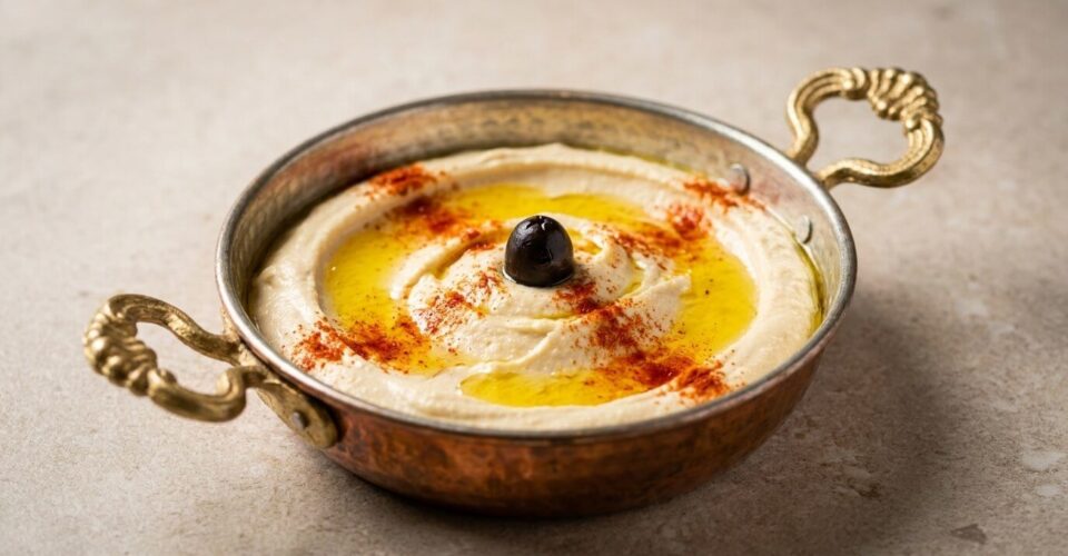 Hummus chickpea dip at Lalezar Kuala Lumpur