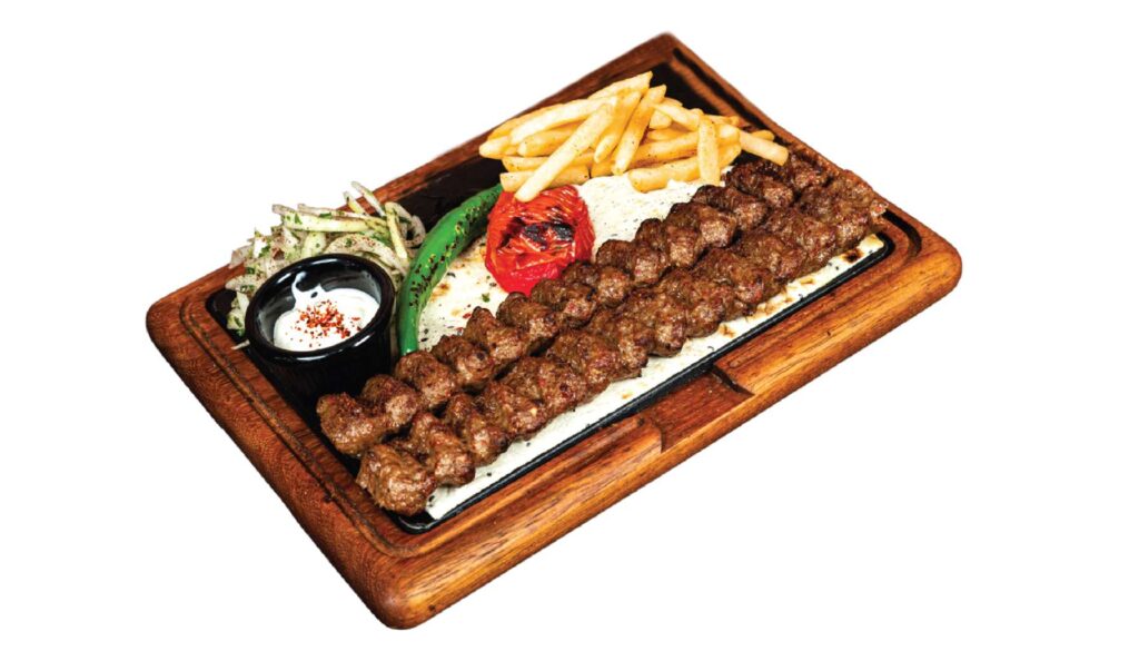lamb koobideh kebab at Lalezar restaurant in Kuala Lumpur