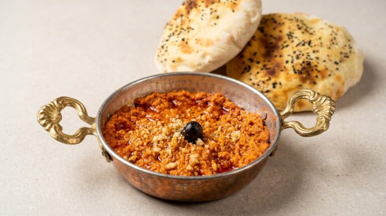 Muhammara roasted red pepper dip at Lalezar Kuala Lumpur