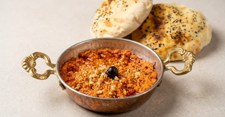Muhammara roasted red pepper dip at Lalezar Kuala Lumpur