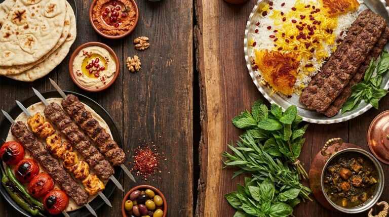 Turkish vs Persian cuisine — kebabs, mezze and saffron rice at Lalezar Kuala Lumpur