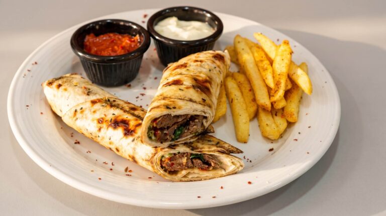 Shawarma wrap at Lalezar Kuala Lumpur