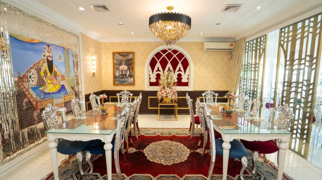 Private dining room for celebrations at Lalezar Kuala Lumpur