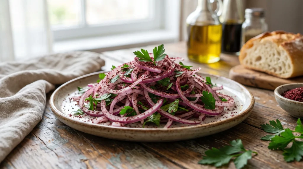 Sumac onion salad at Lalezar Kuala Lumpur
