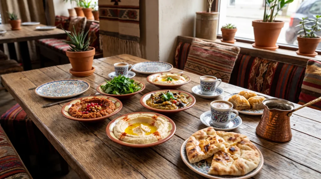 Turkish mezze and baklava at Lalezar Kuala Lumpur