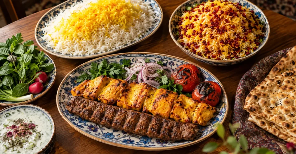 Persian cuisine spread at Lalezar Kuala Lumpur