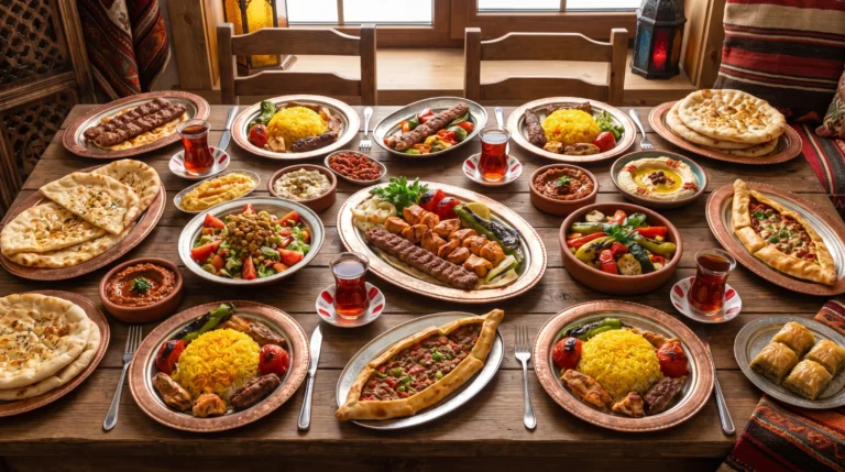 Turkish cuisine spread at Lalezar Kuala Lumpur