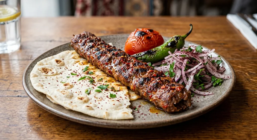 Spicy Adana minced-lamb kebab at Lalezar Kuala Lumpur