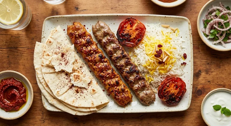 Adana and koobideh kebabs at Lalezar Kuala Lumpur