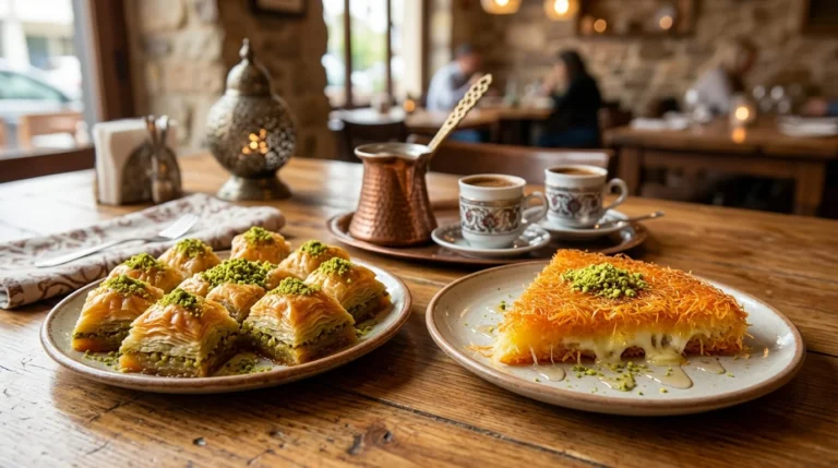 Baklava and kunafa at Lalezar Kuala Lumpur