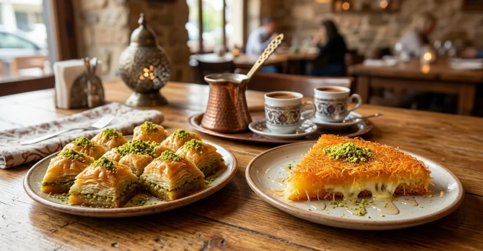 Baklava and kunafa at Lalezar Kuala Lumpur