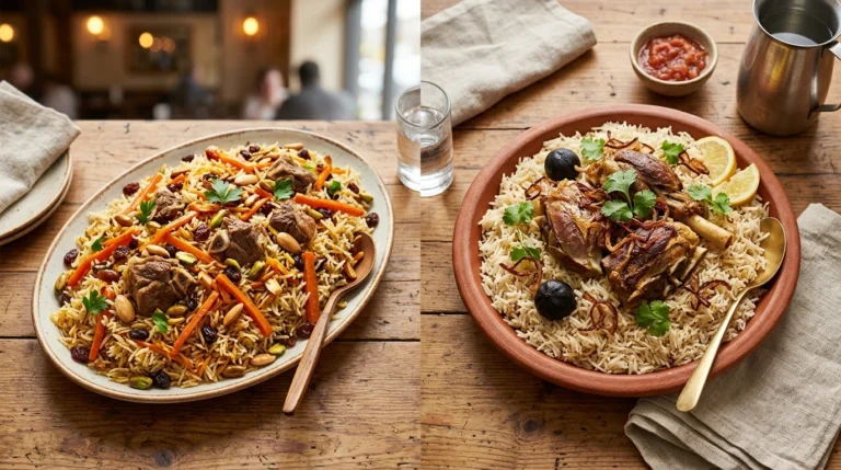Kabuli pulao and mandi at Lalezar Kuala Lumpur