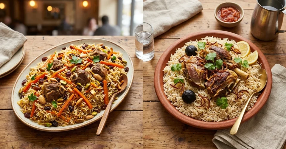 Kabuli pulao and mandi at Lalezar Kuala Lumpur