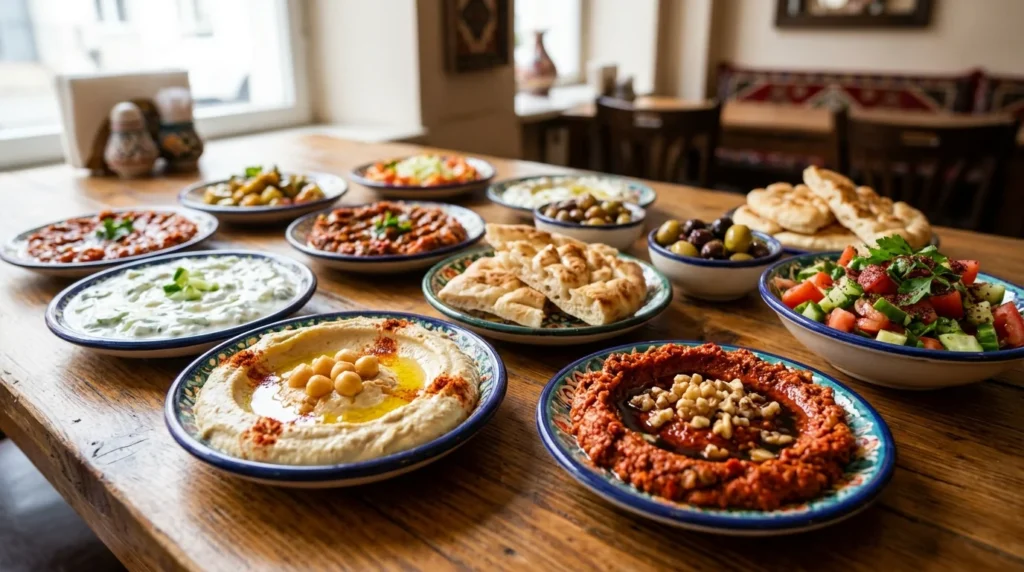 Turkish mezze starters at Lalezar Kuala Lumpur