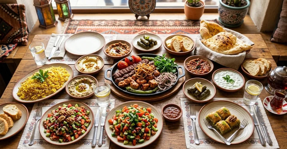 Turkish restaurant dishes at Lalezar Kuala Lumpur